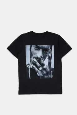 Mens Snoop Dogg Portrait Graphic T-Shirt
