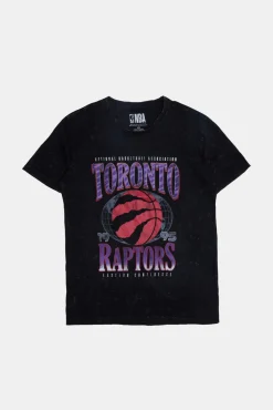 Mens Toronto Raptors Acid Wash T-Shirt