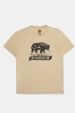 Mens Tragically Hip Acid Wash T-Shirt