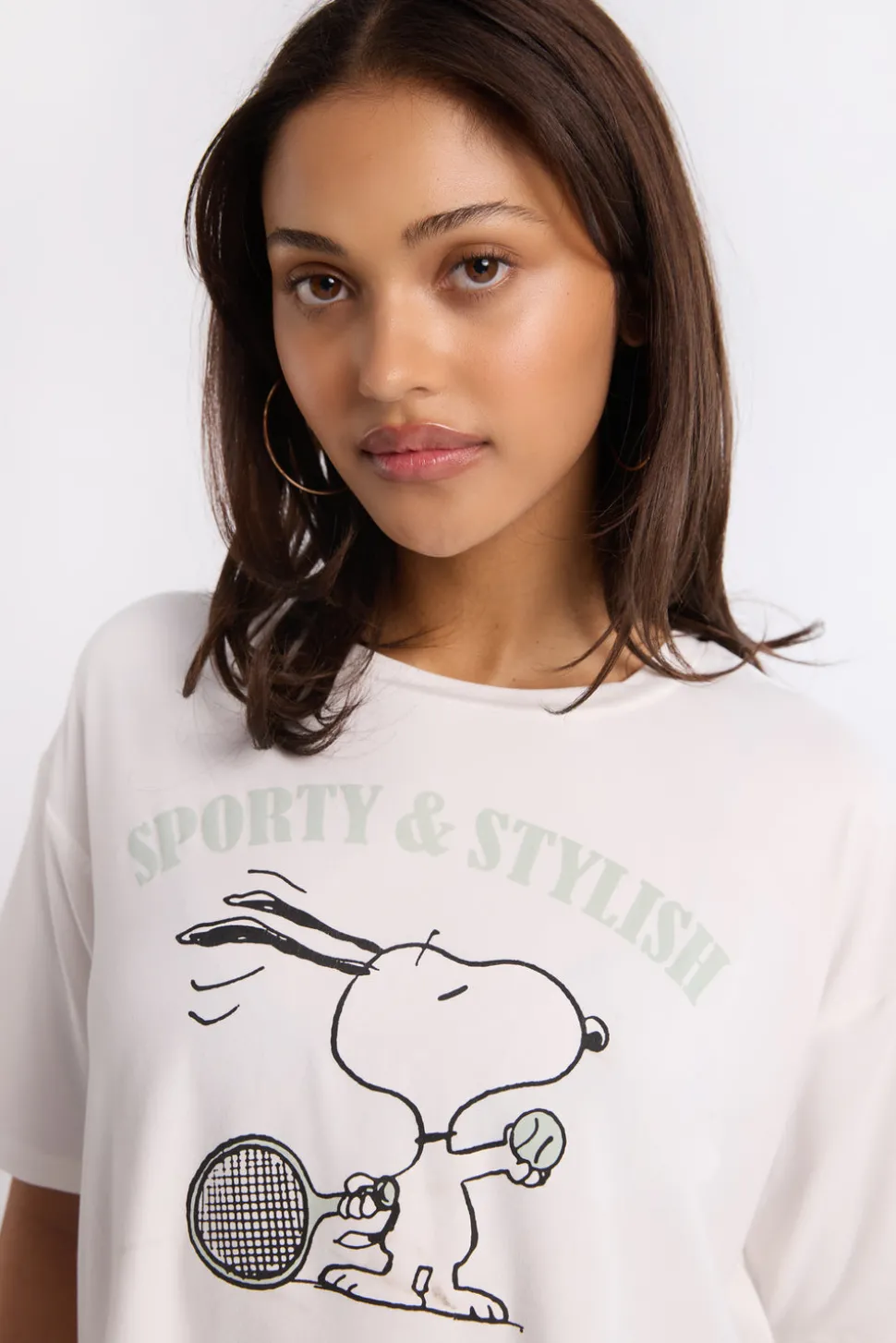 Peanuts Snoopy 2-Piece Pajama Tee & Shorts Set