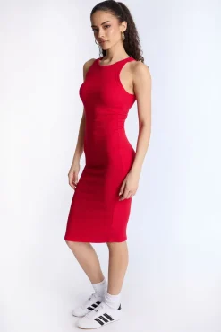 Sleeveless Midi Bodycon Dress