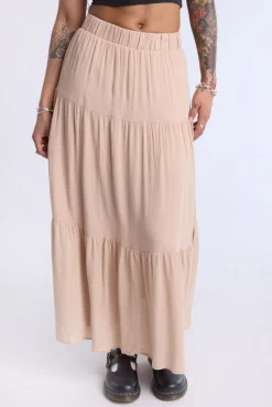 Tiered Maxi Skirt