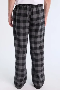 West49 Mens Grey Plaid Pajama Bottoms