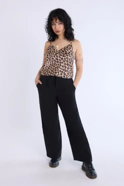 Wide Leg Cotton Pant