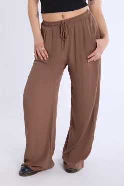 Wide Leg Pant With Drawstring