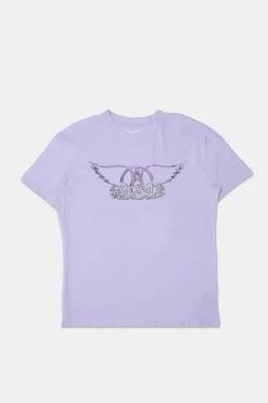 Womens Aerosmith Gel Boyfriend Tee