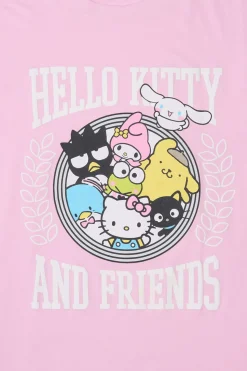 Womens Hello Kitty & Friends Puff Boyfriend Tee
