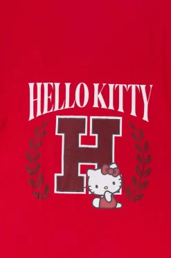 Womens Hello Kitty H Flocking Boyfriend Tee