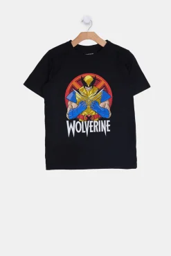 Youth 90's Wolverine Graphic T-Shirt
