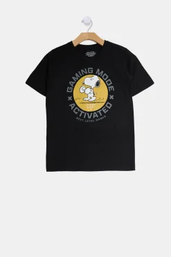 Youth Snoopy Gaming Mode T-Shirt