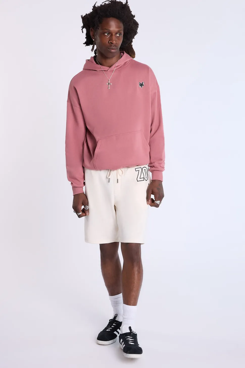 Zoo York Mens 8.5" Fleece Shorts