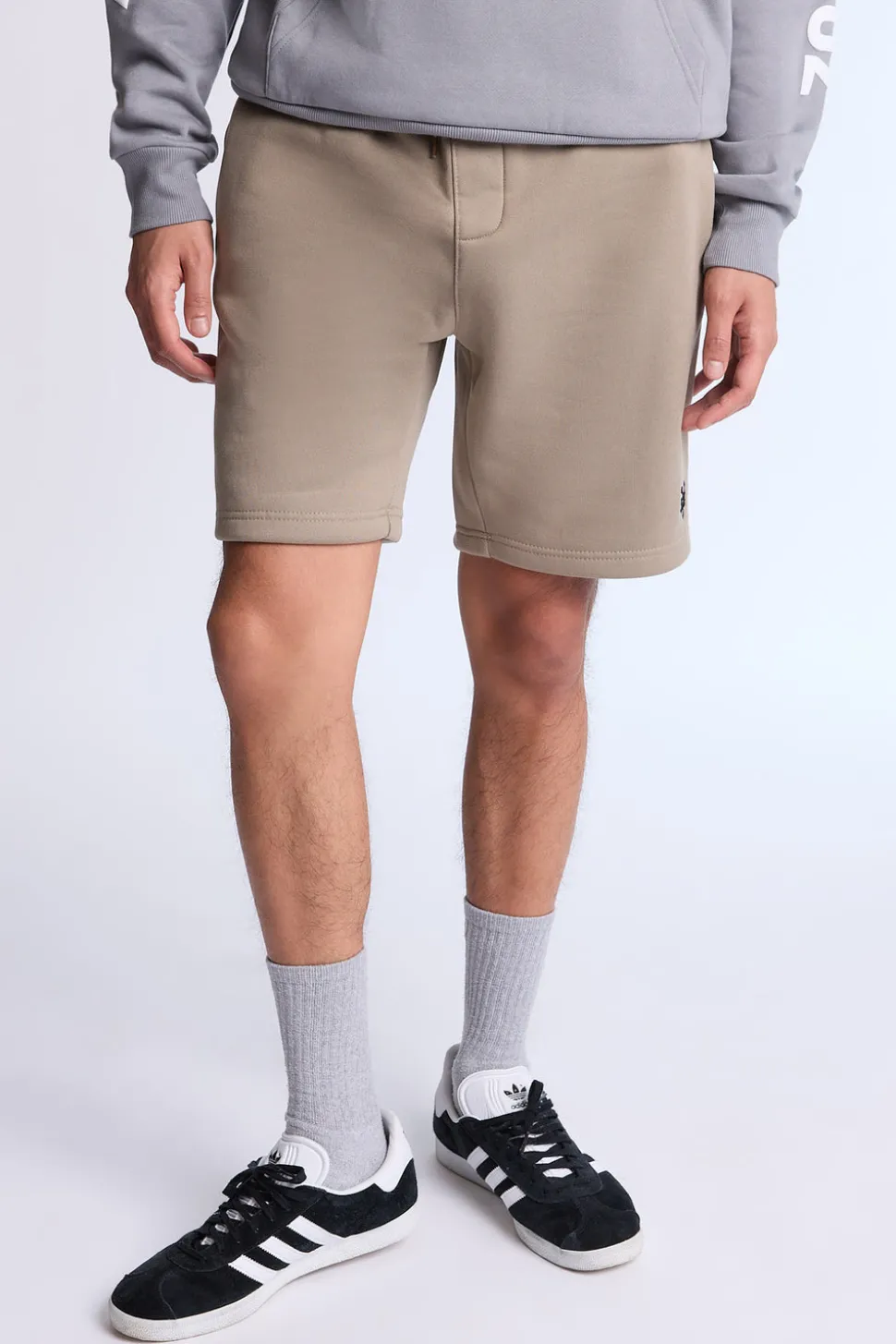Zoo York Mens 8.5" Logo Fleece Shorts