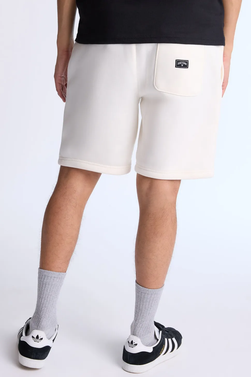 Zoo York Mens 8.5" Logo Fleece Shorts