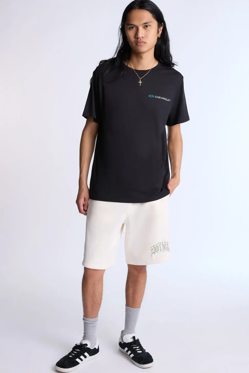 Zoo York Mens 9" Logo Fleece Shorts