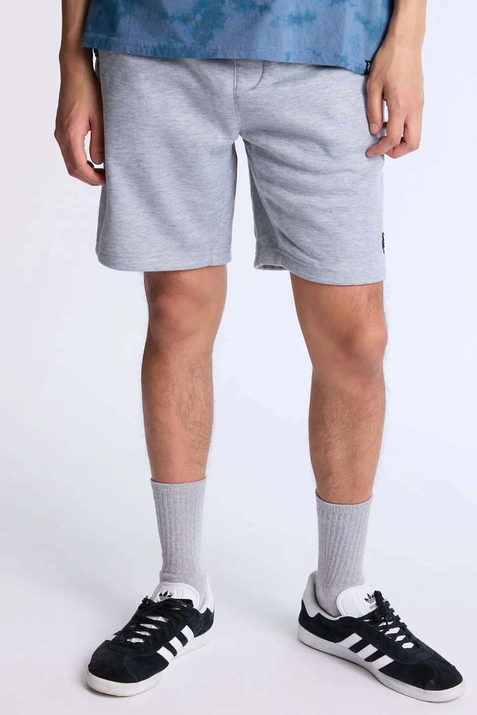 Zoo York Mens 8.5" Logo Fleece Shorts