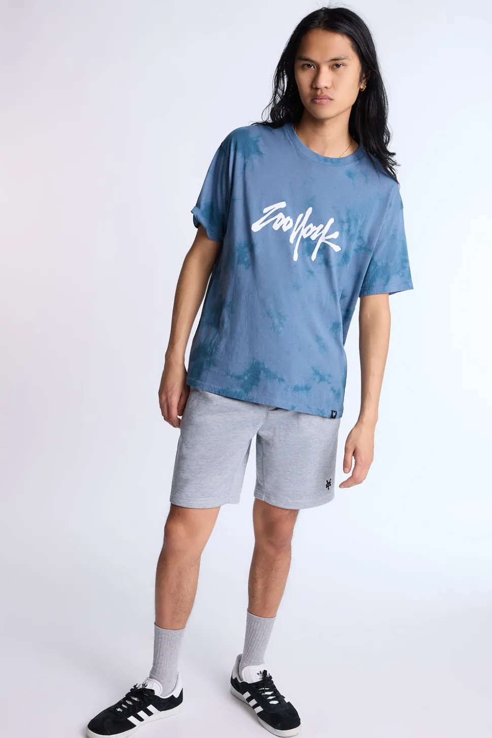 Zoo York Mens 8.5" Logo Fleece Shorts