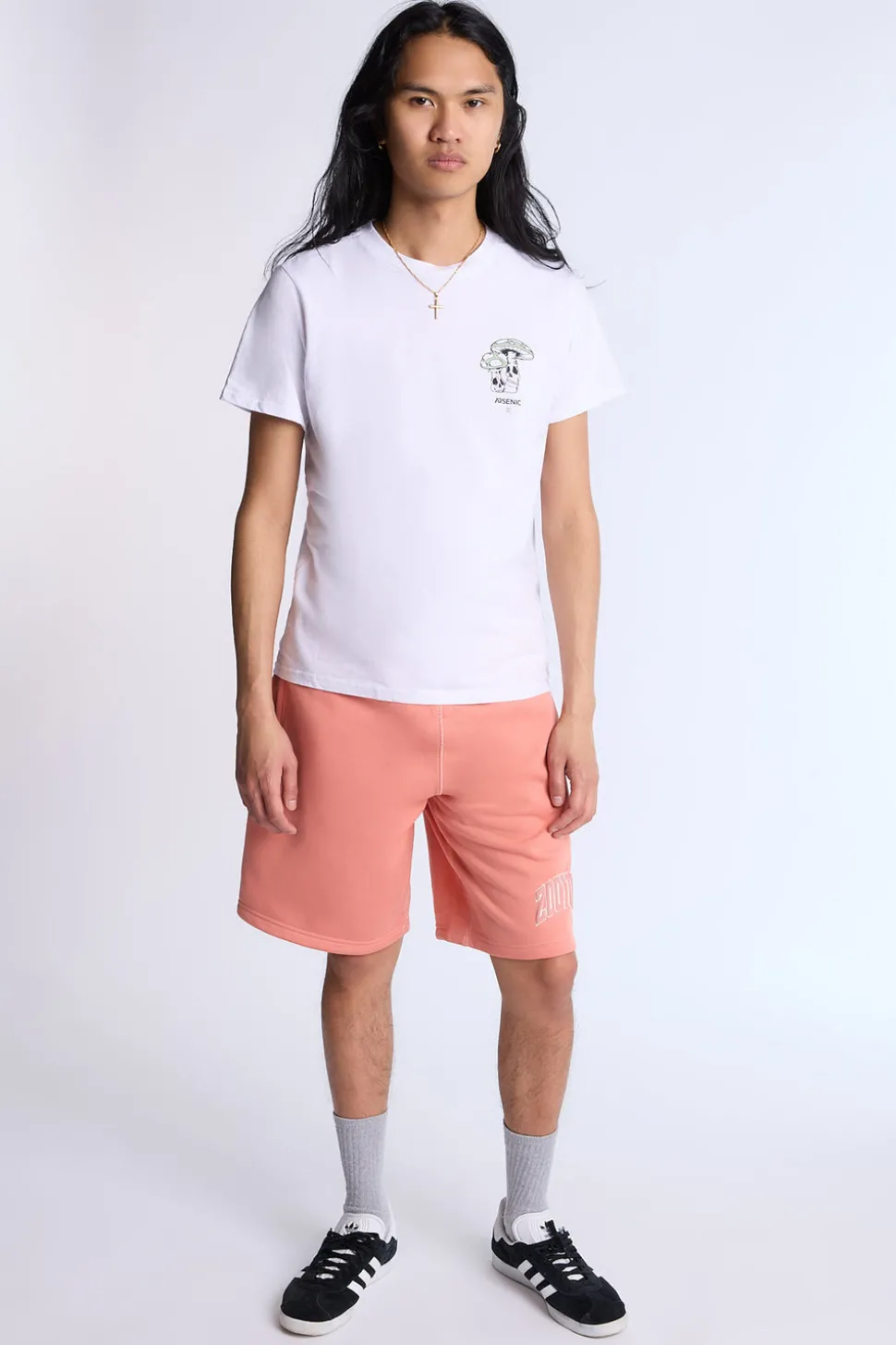 Zoo York Mens 9" Logo Fleece Shorts