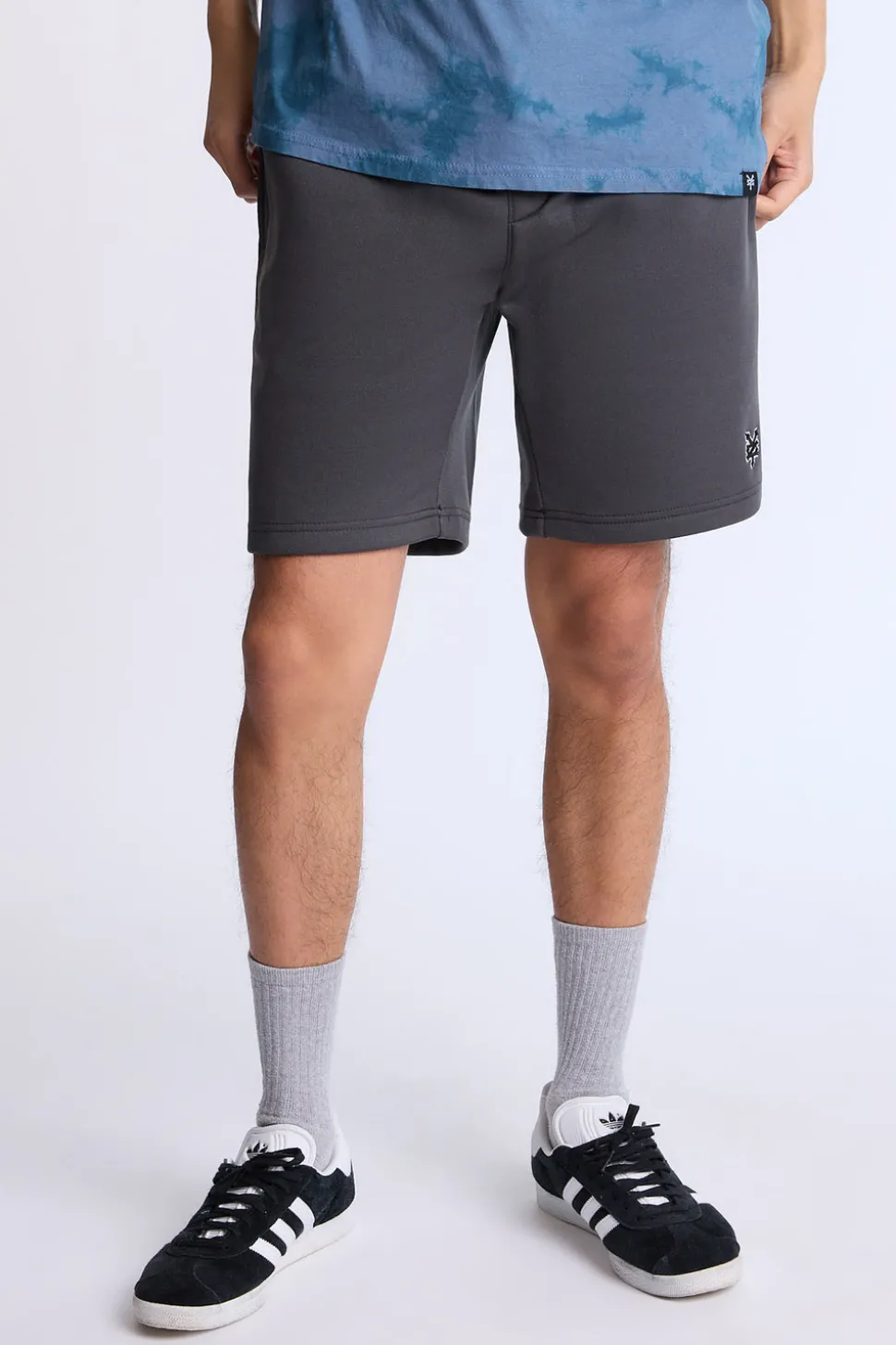 Zoo York Mens 8.5" Logo Fleece Shorts