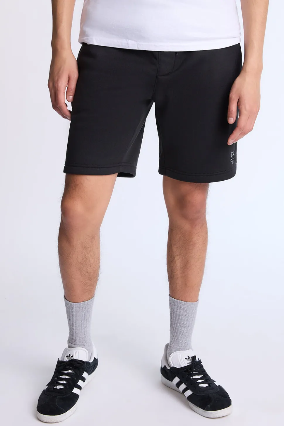 Zoo York Mens 8.5" Logo Fleece Shorts