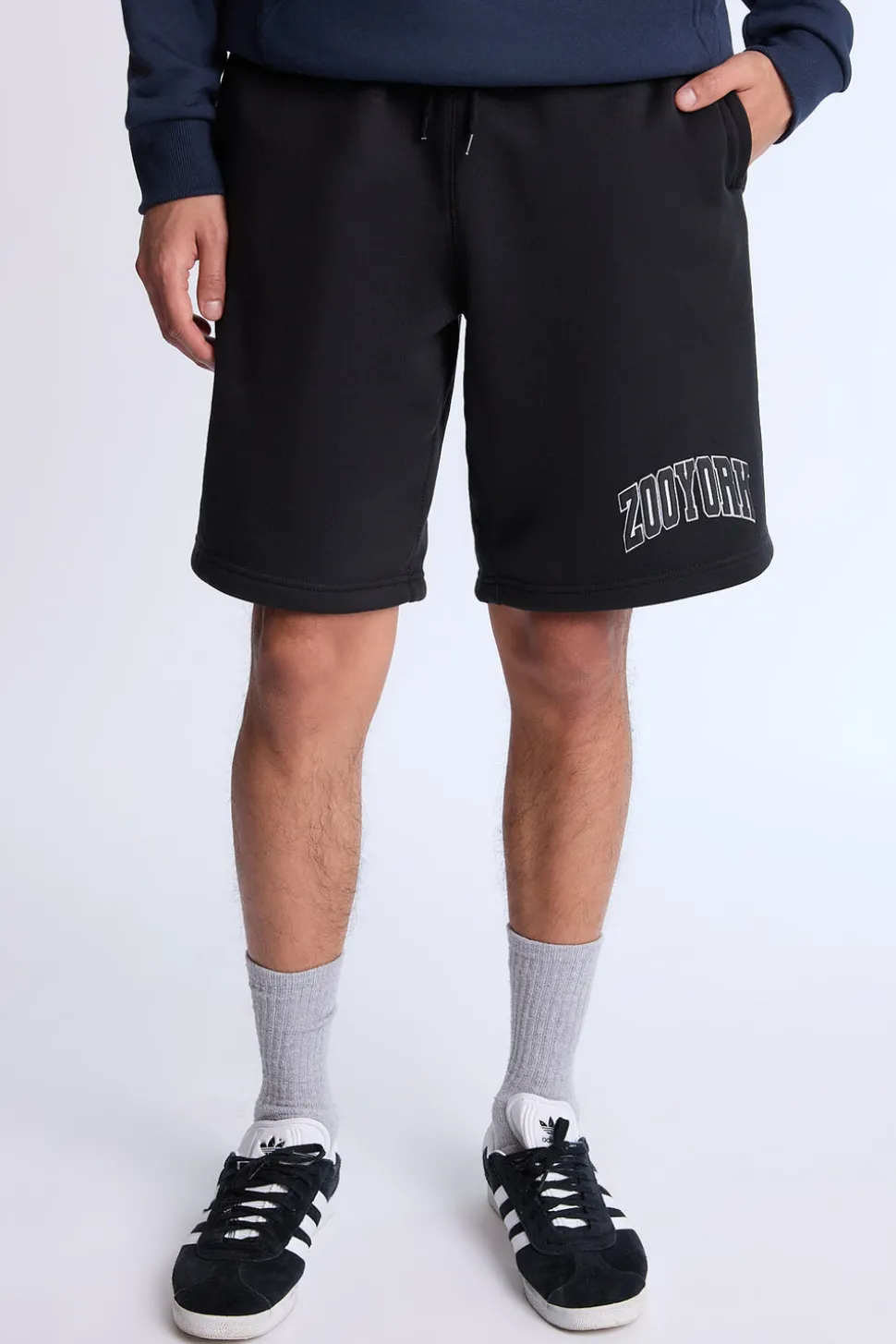 Zoo York Mens 9" Logo Fleece Shorts