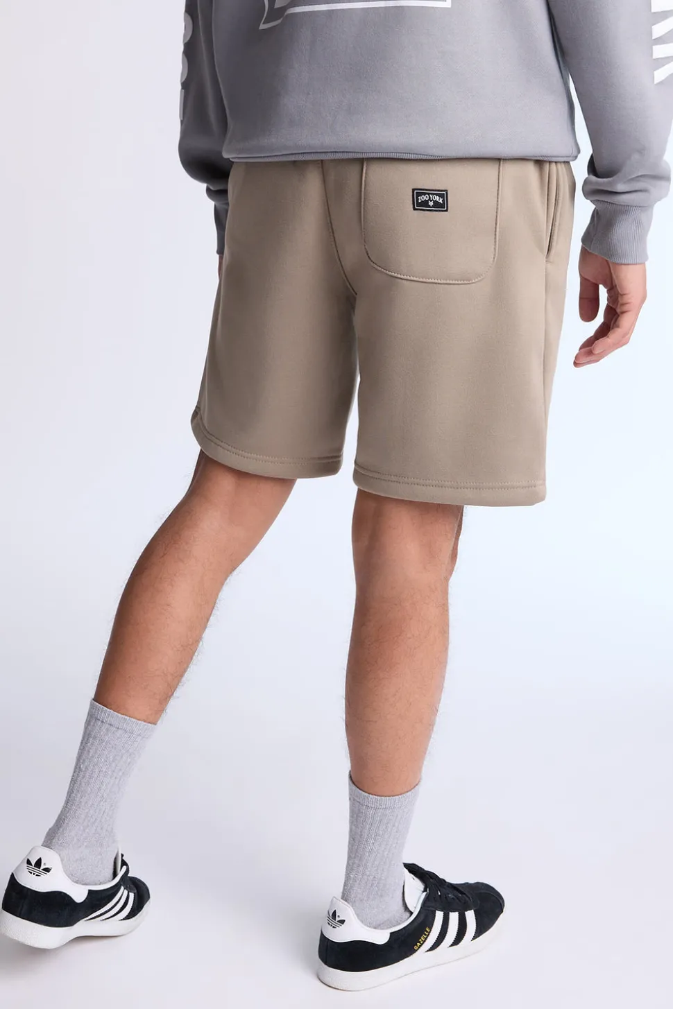 Zoo York Mens 8.5" Logo Fleece Shorts