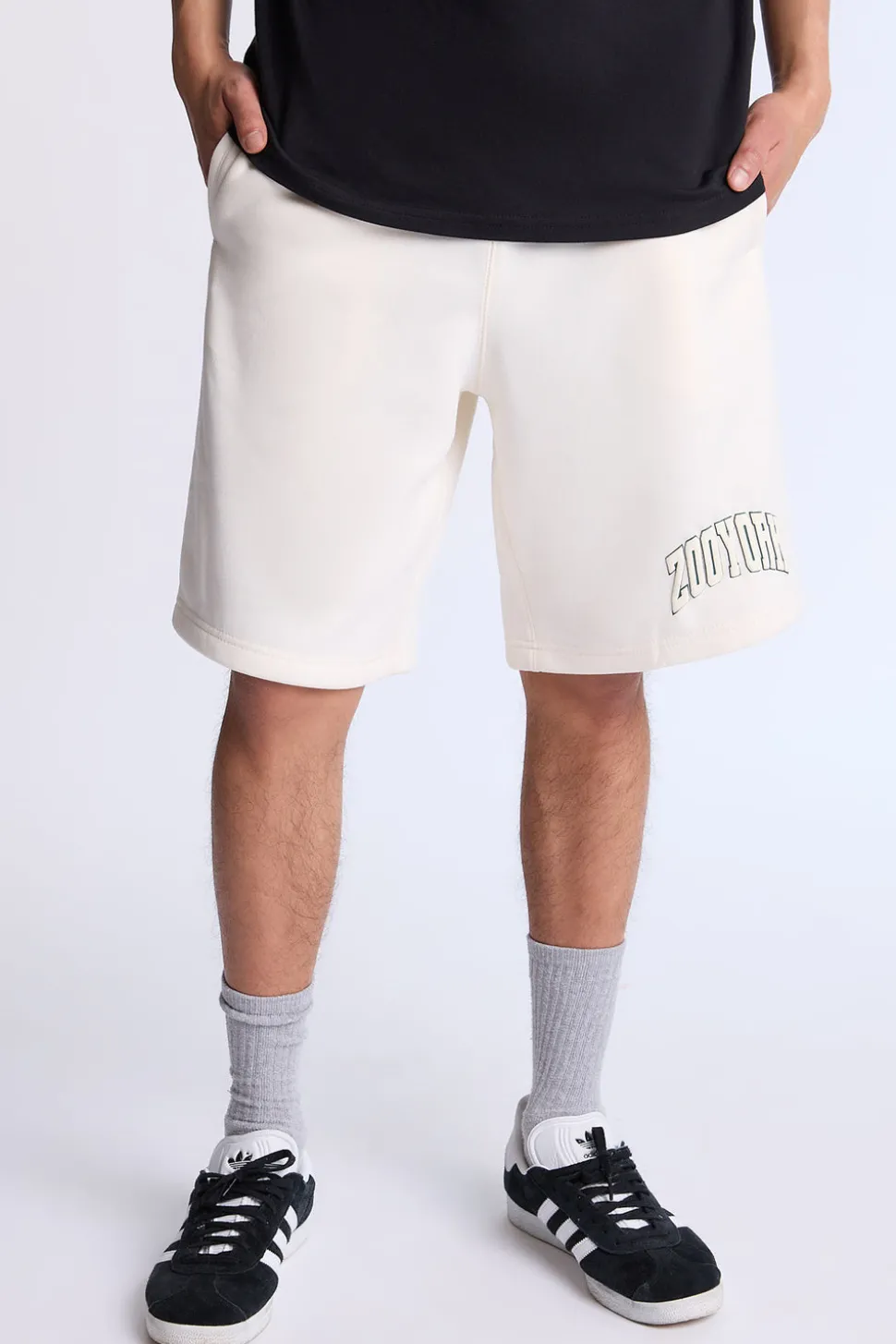 Zoo York Mens 9" Logo Fleece Shorts