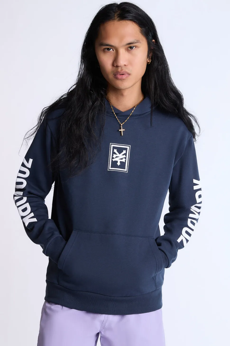 Zoo York Mens Classic Logo Hoodie