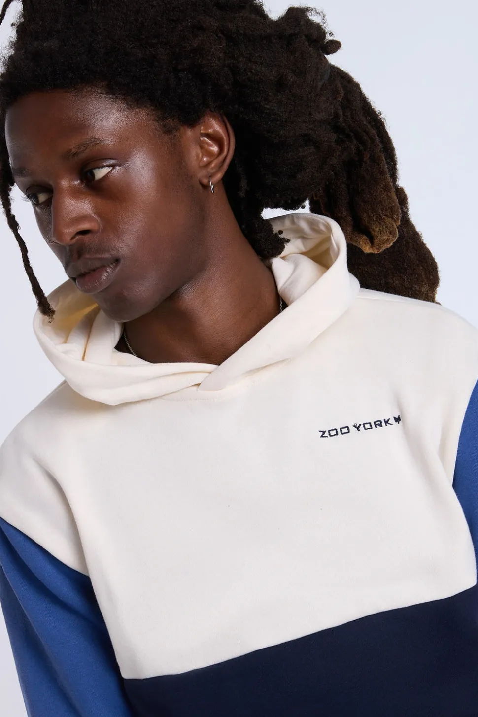 Zoo York Mens Colour Block Hoodie