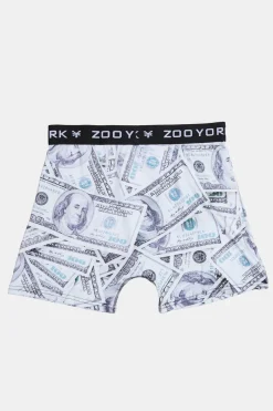 Zoo York Mens Dollar Print Boxer Brief