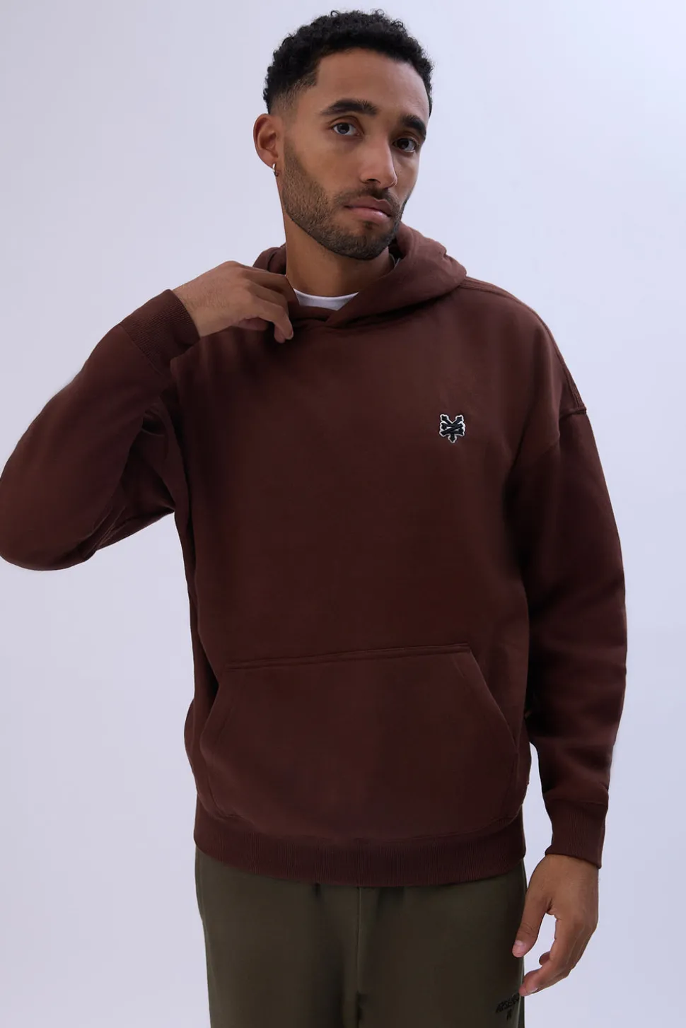 Zoo York Mens Embroidered Logo Hoodie
