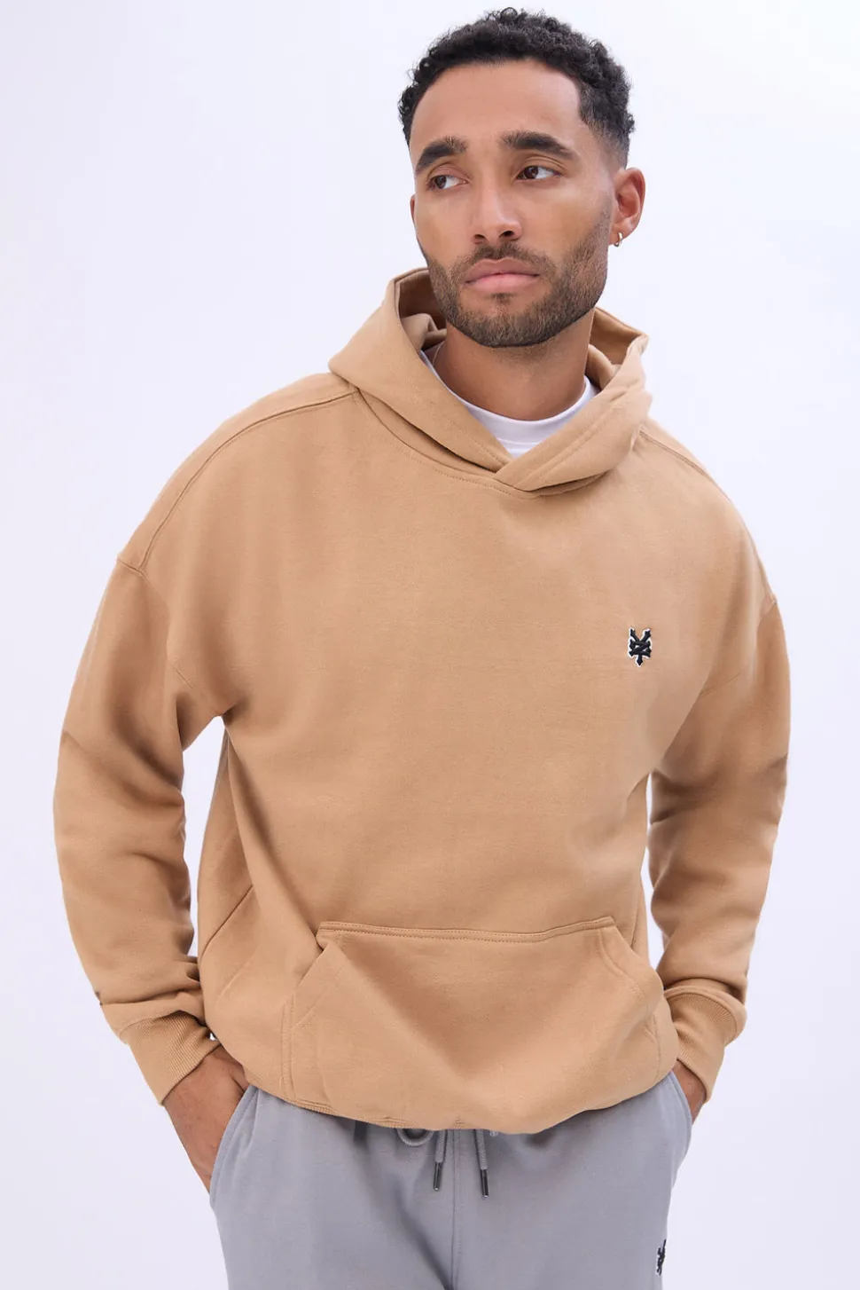 Zoo York Mens Embroidered Logo Hoodie