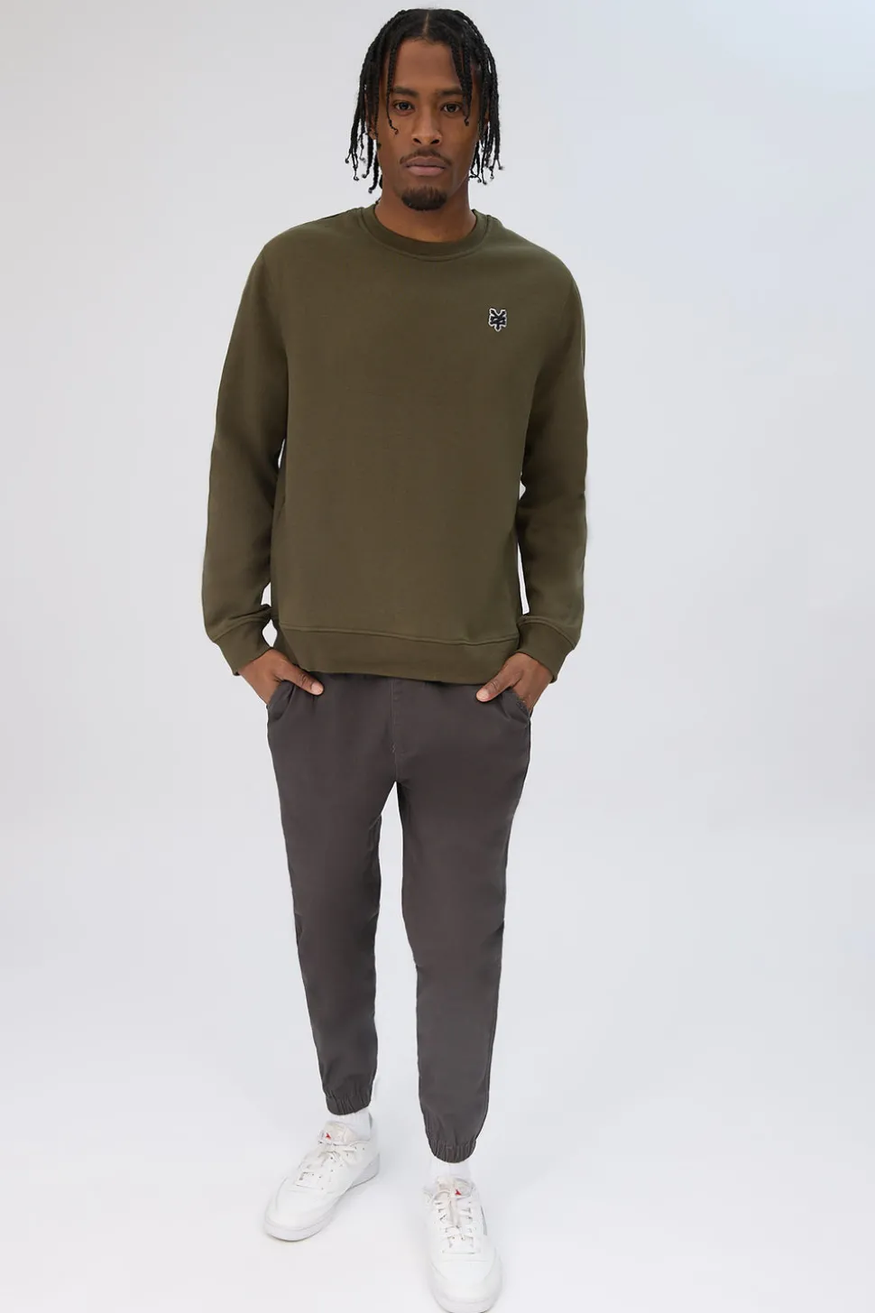 Zoo York Mens Logo Crewneck Sweatshirt