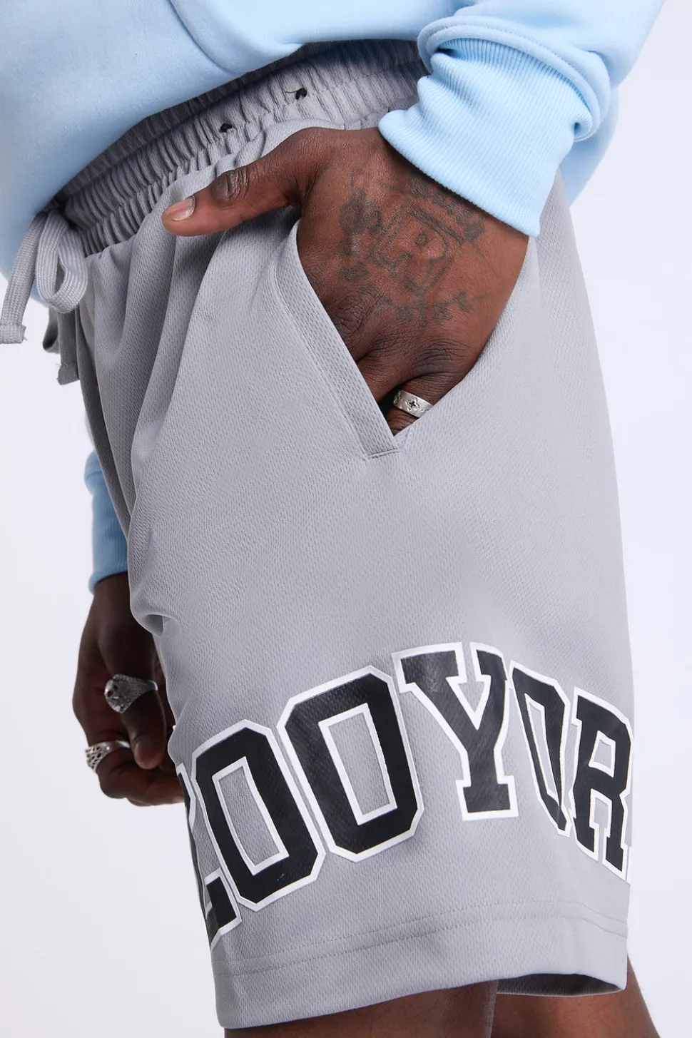 Zoo York Mens Logo Mesh Shorts