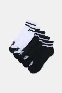 Zoo York Mens 5-Pack Ankle Socks