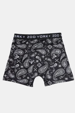 Zoo York Mens Paisley Print Boxer Brief