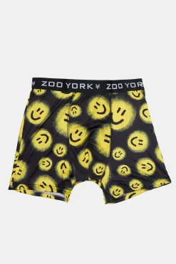 Zoo York Mens Smiley Print Boxer Brief