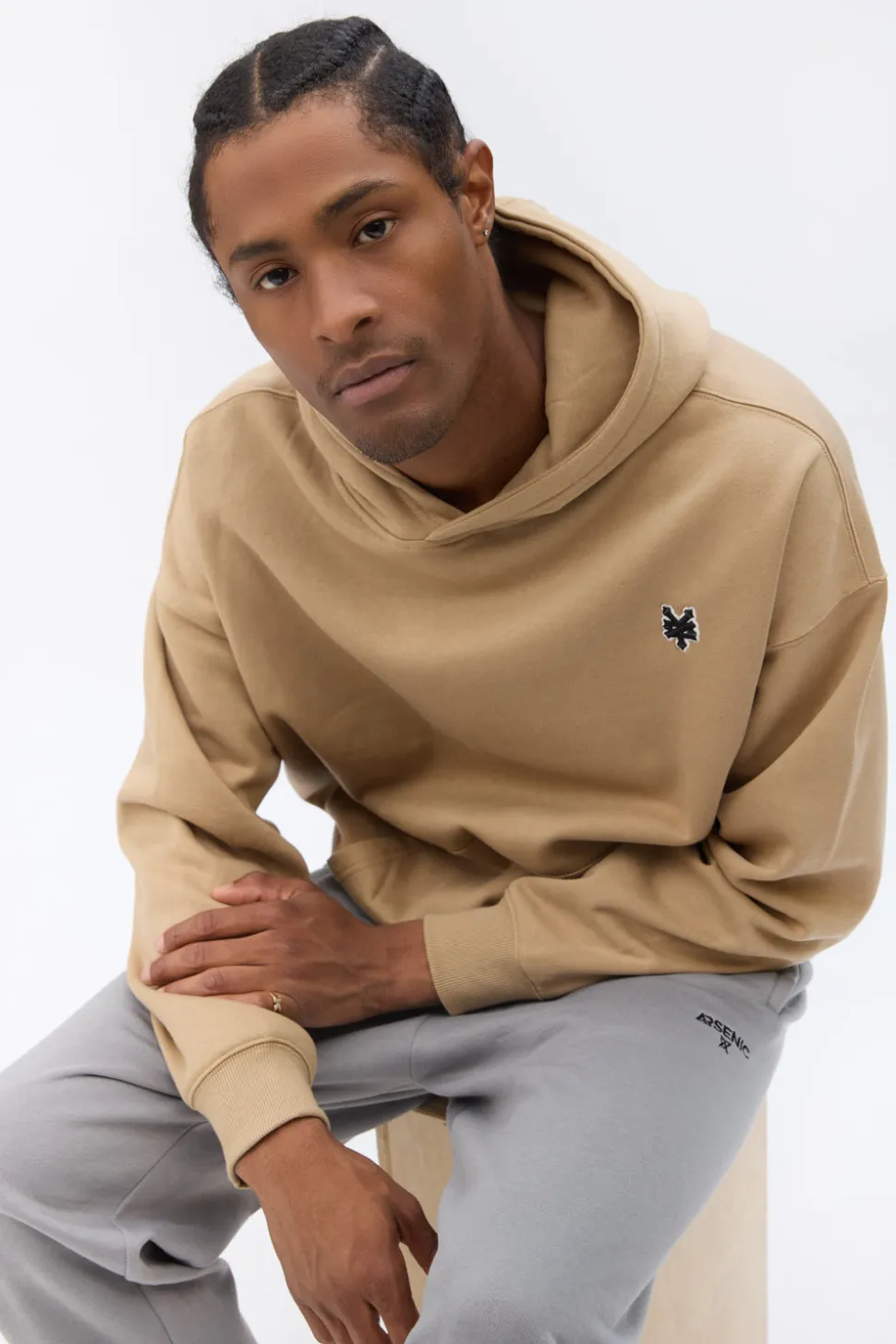 Zoo York Mens Solid Popover Hoodie