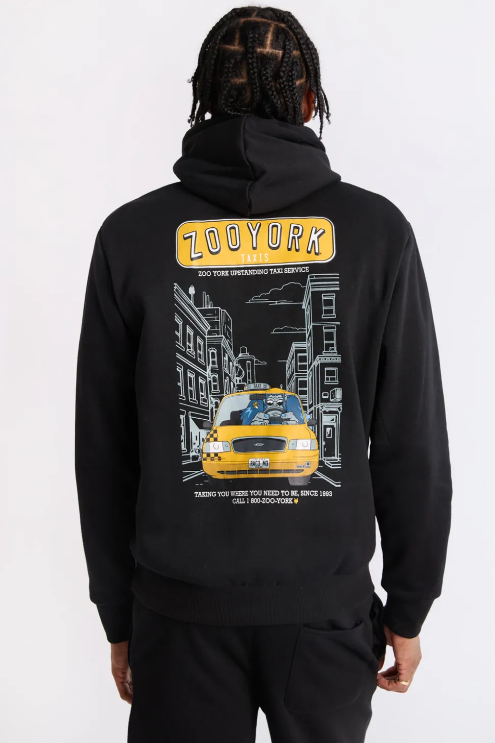Zoo York Mens Taxis Graphic Hoodie