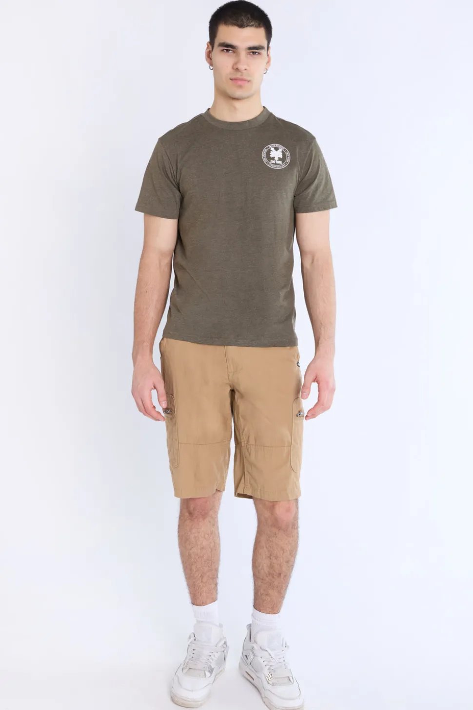 Zoo York Mens Twill Workwear Shorts