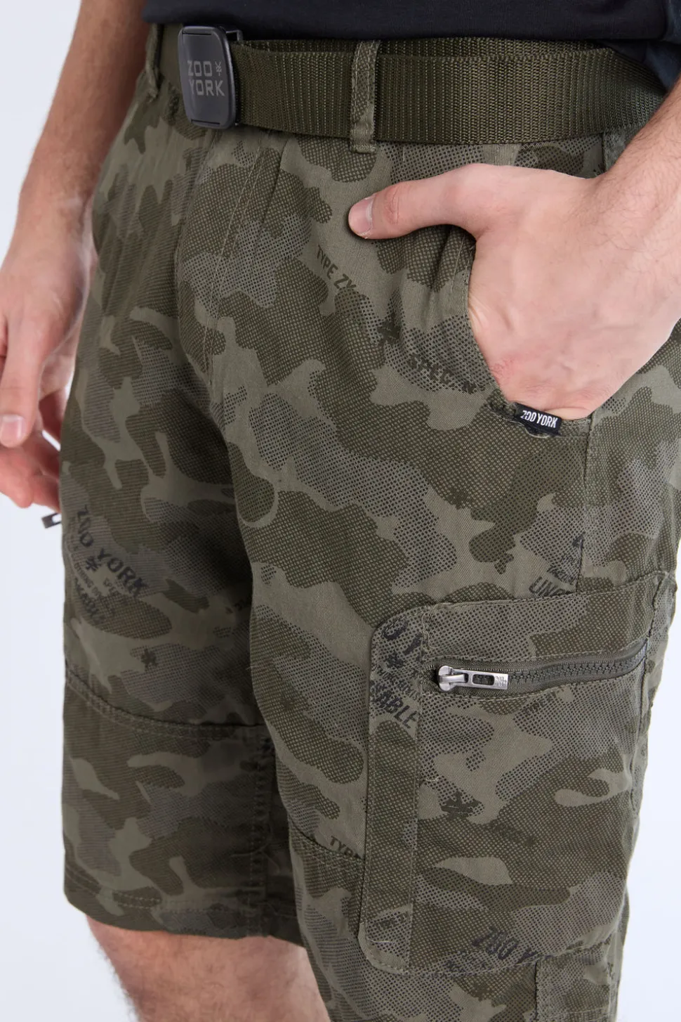 Zoo York Mens Twill Workwear Shorts