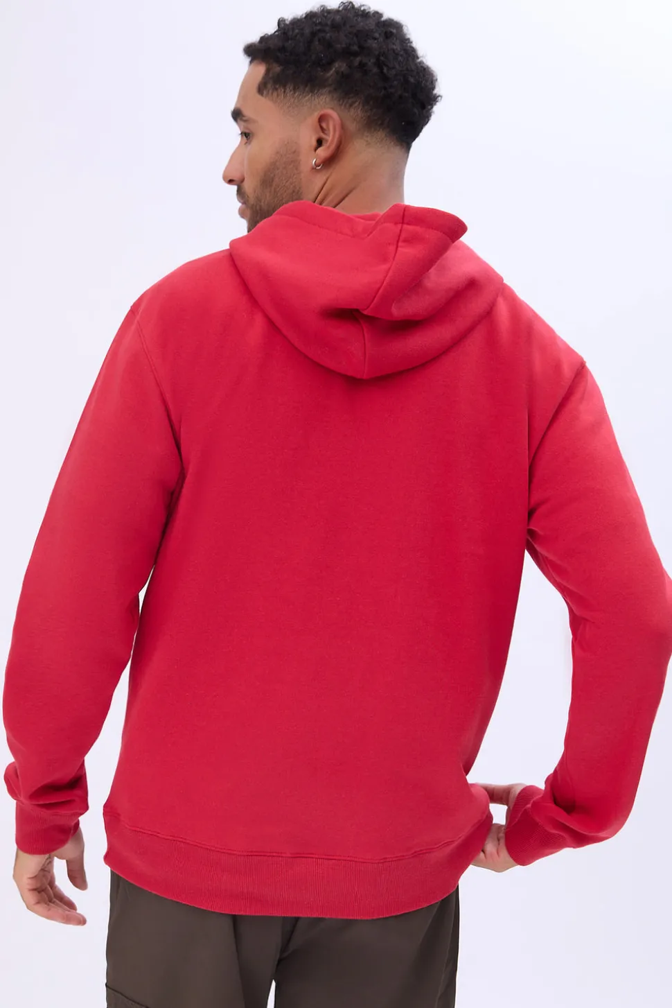 Zoo York Mens Varsity Puff Logo Hoodie