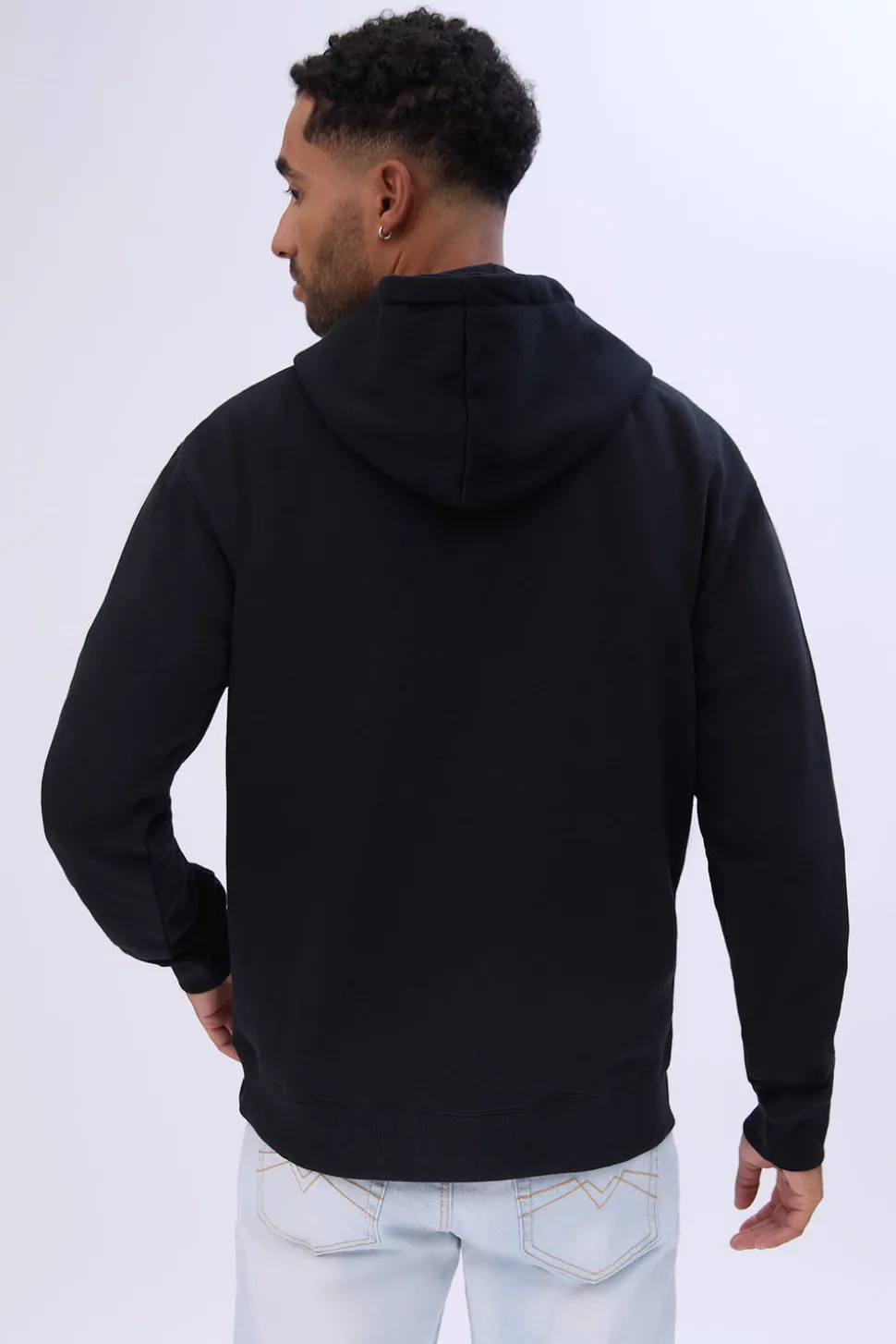Zoo York Mens Varsity Puff Logo Hoodie