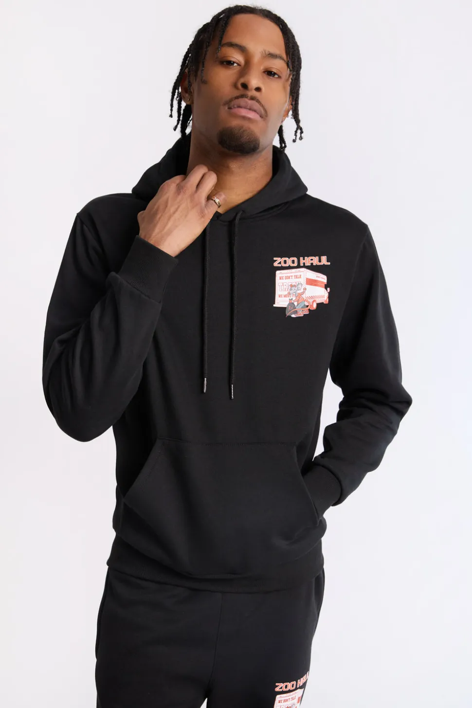 Zoo York Mens Zoo Haul Graphic Hoodie