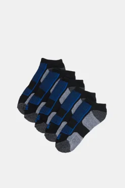 Zoo York Youth 5-Pack Athletic No Show Socks